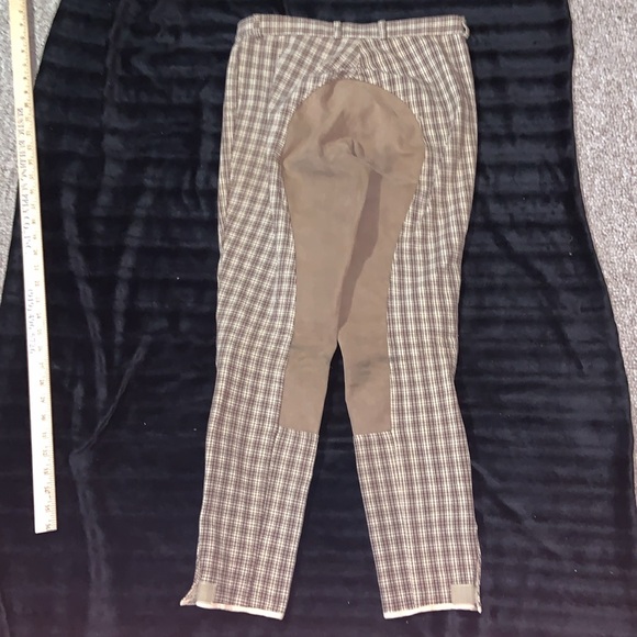 Ovation tan plaid full seat size 30 Dressage breeches - Picture 7 of 10